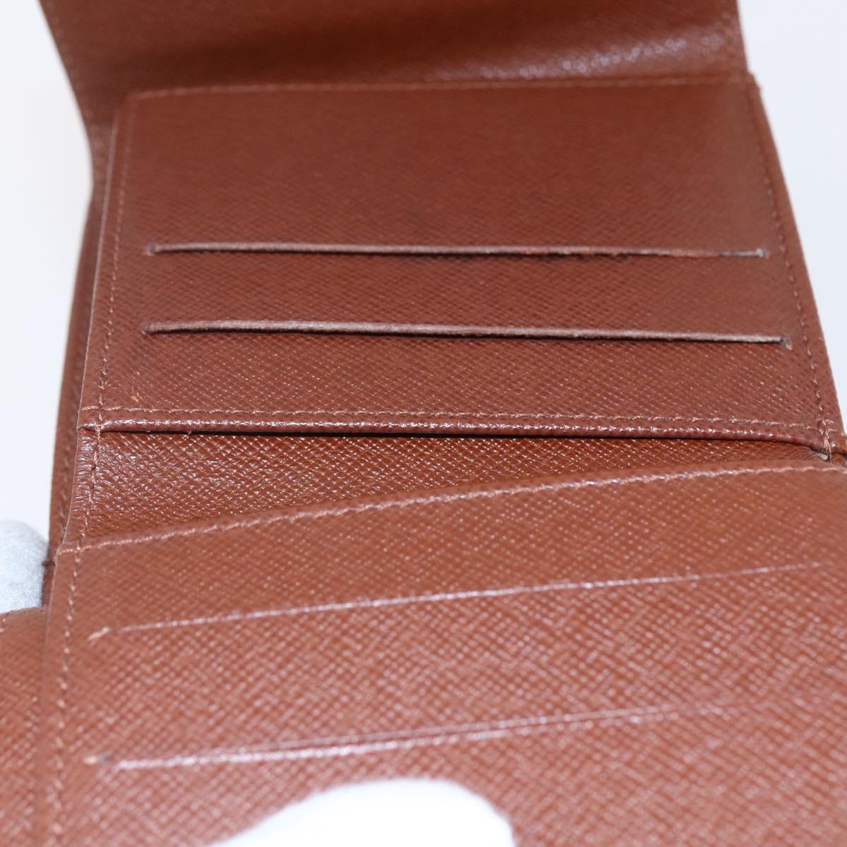 LOUIS VUITTON Monogram Portefeuille Elise Trifold Wallet M61654 LV Auth sw1612