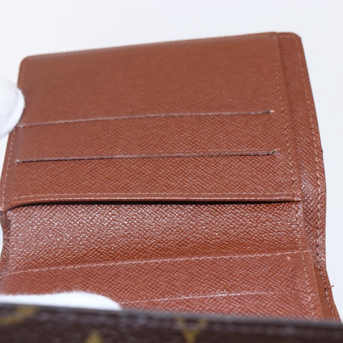 LOUIS VUITTON Monogram Portefeuille Elise Trifold Wallet M61654 LV Auth sw1612