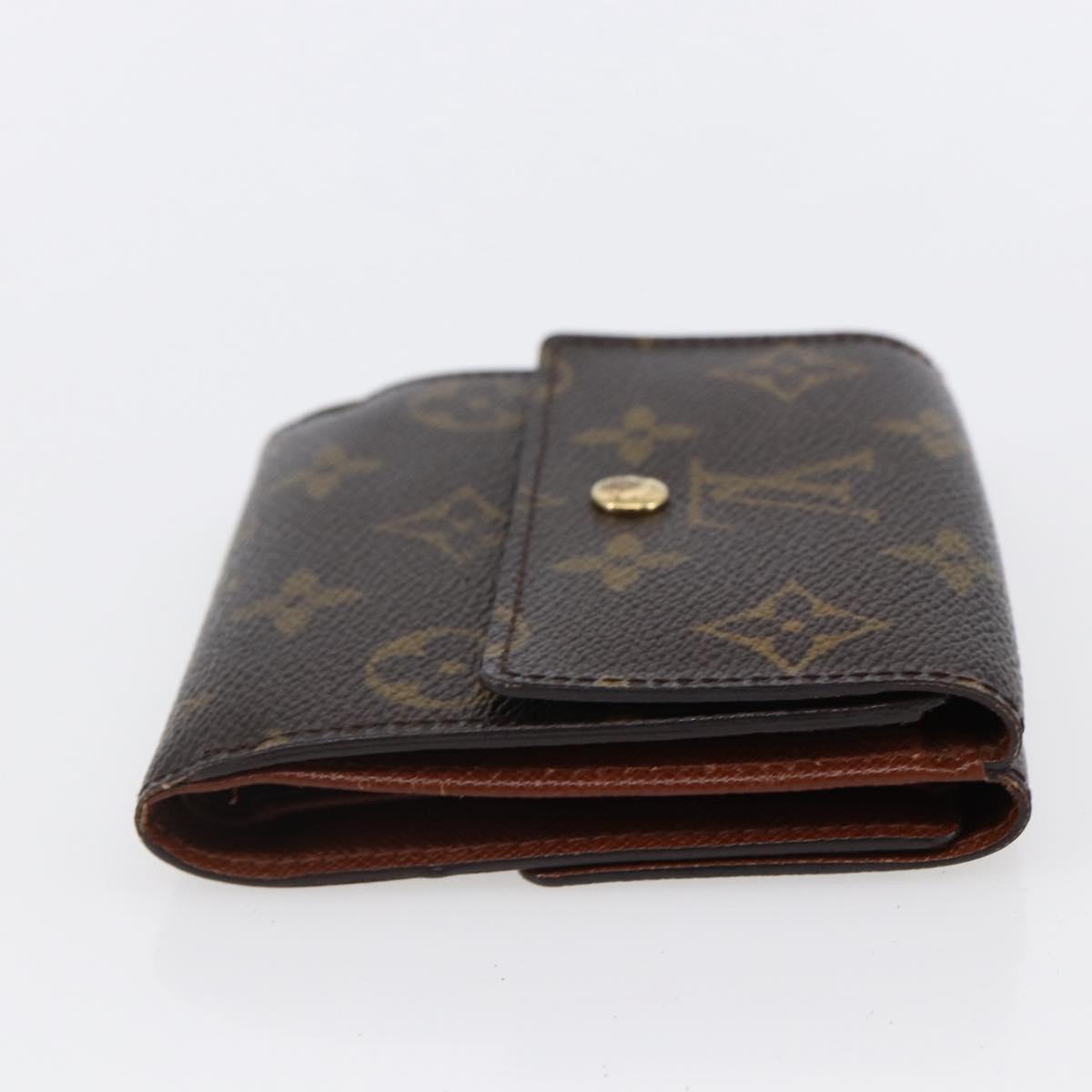 LOUIS VUITTON Monogram Portefeuille Elise Trifold Wallet M61654 LV Auth sw1612