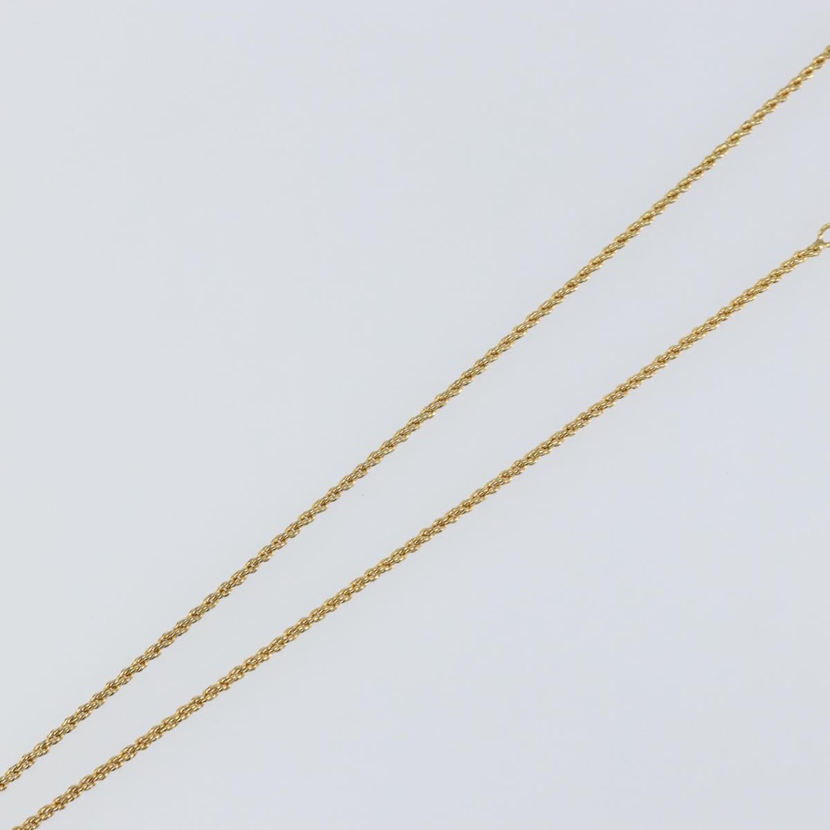 Christian Dior Necklace metal Gold Auth sw1615