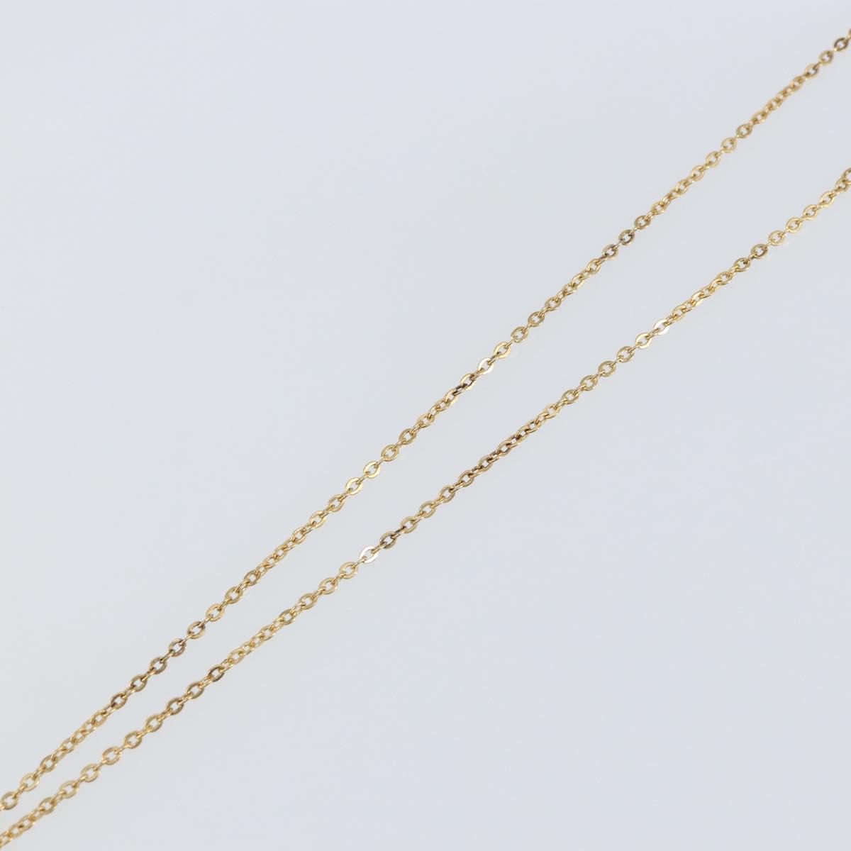 Christian Dior Necklace metal Gold Auth sw1616