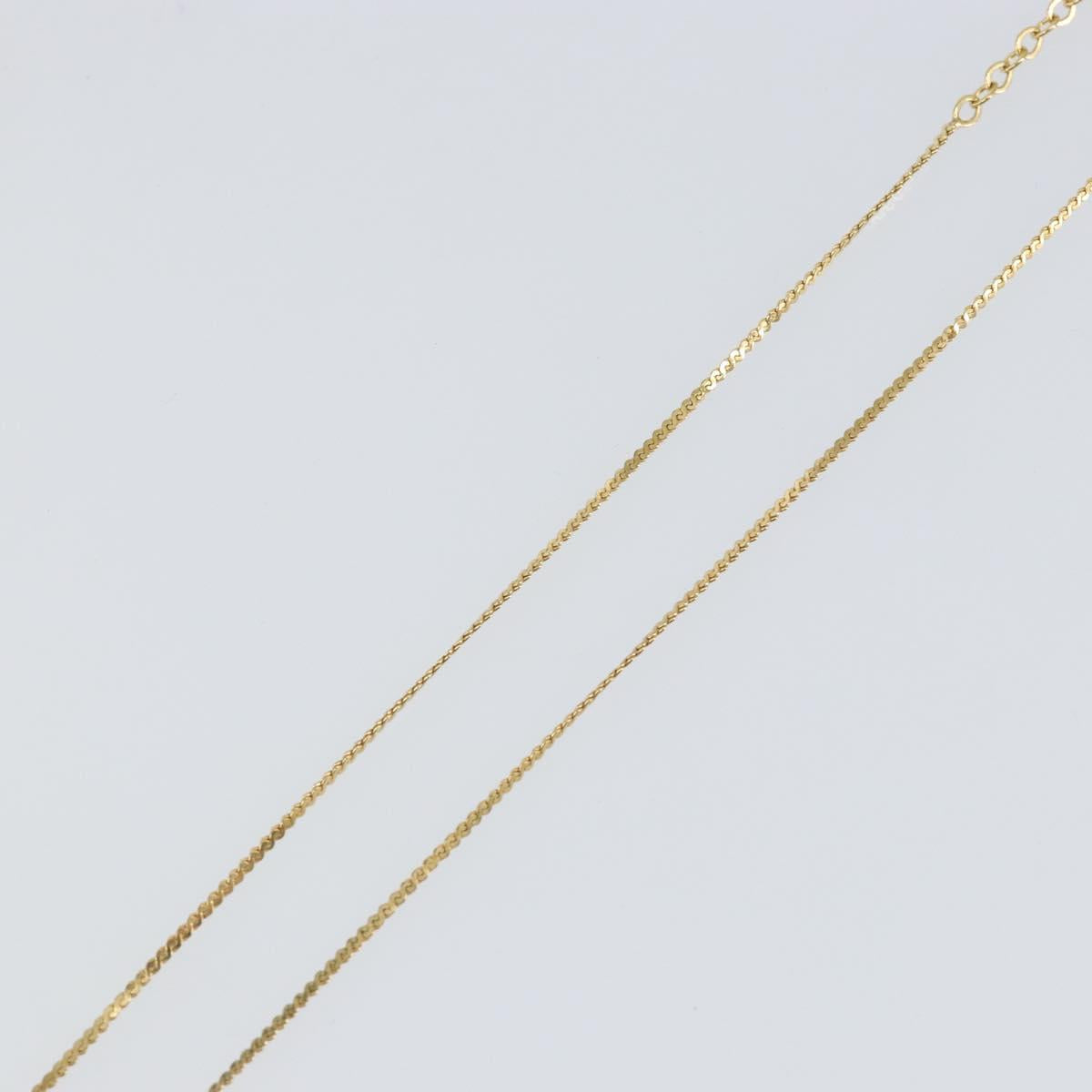 Christian Dior Necklace metal Gold Auth sw1617