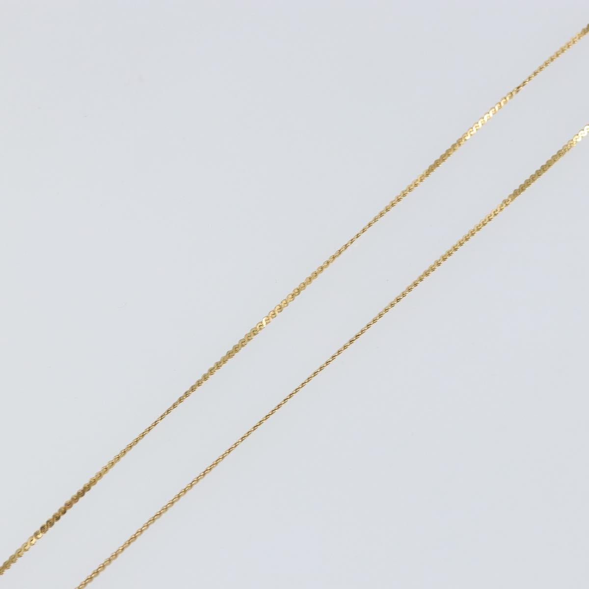 Christian Dior Necklace metal Gold Auth sw1617