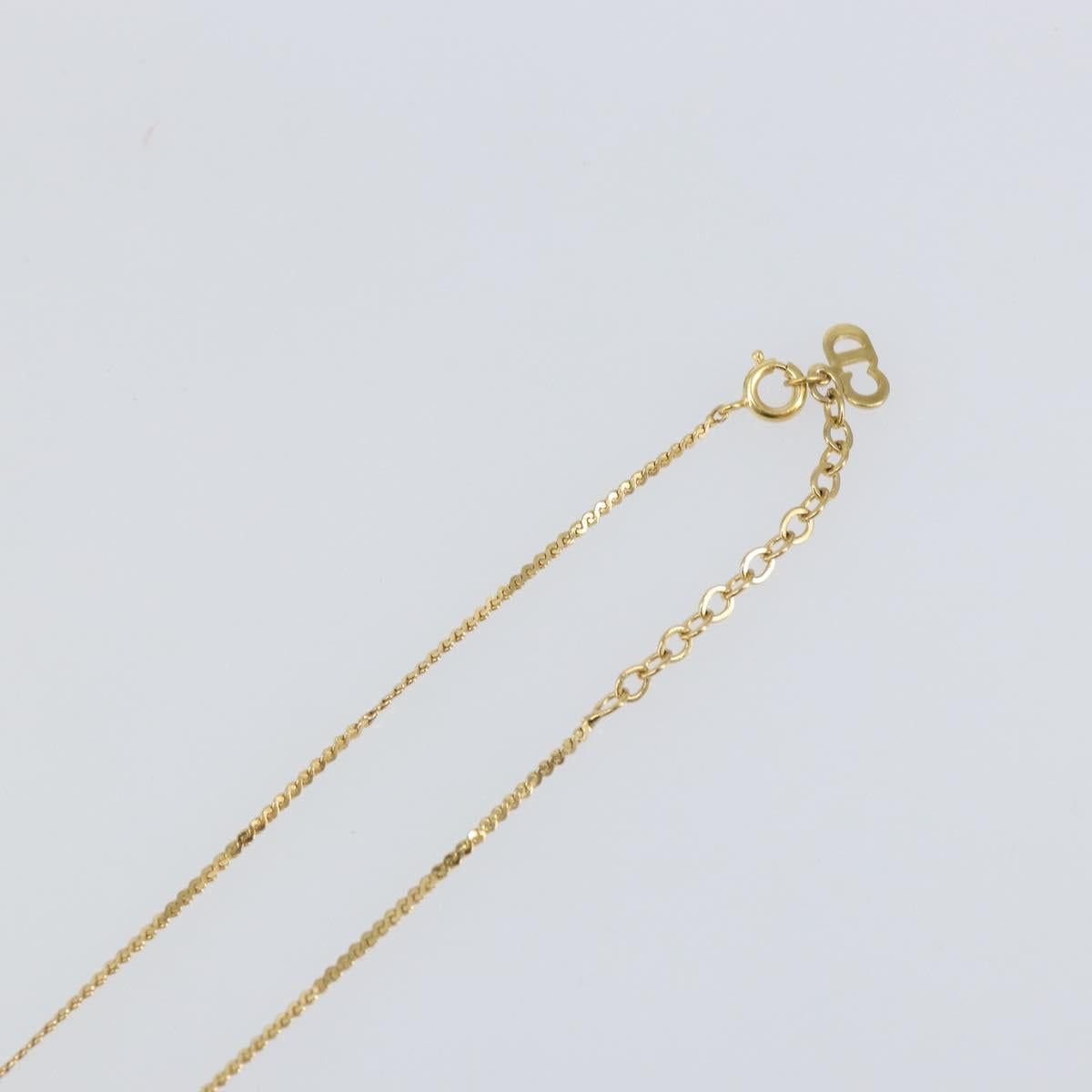 Christian Dior Necklace metal Gold Auth sw1617