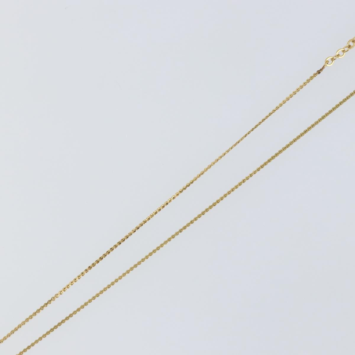 Christian Dior Necklace metal Gold Auth sw1618