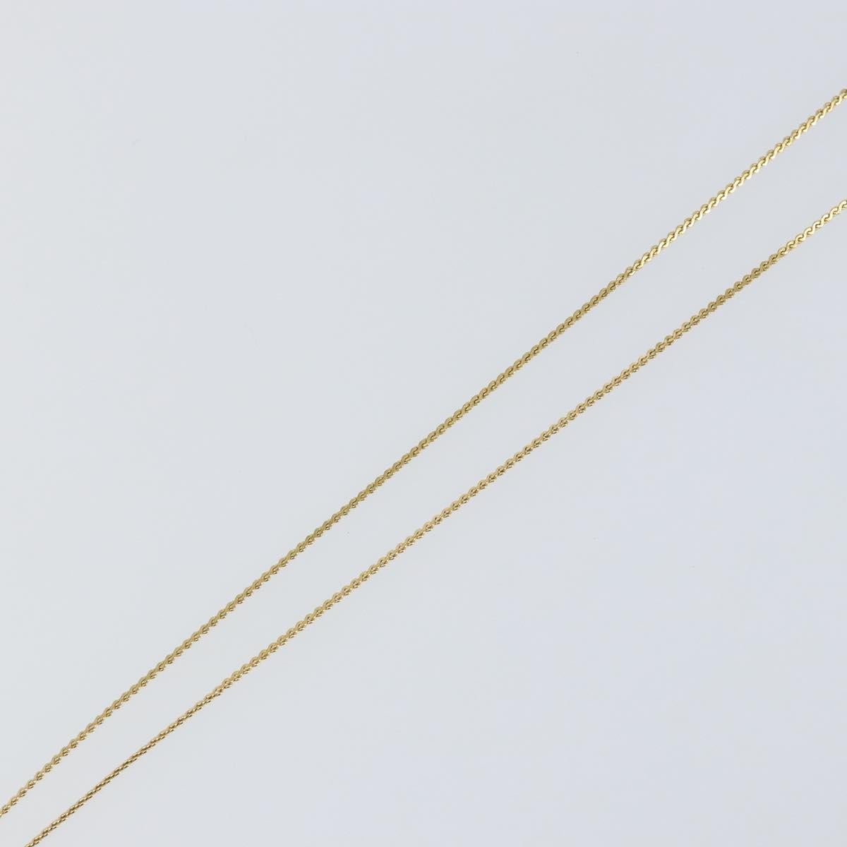 Christian Dior Necklace metal Gold Auth sw1618