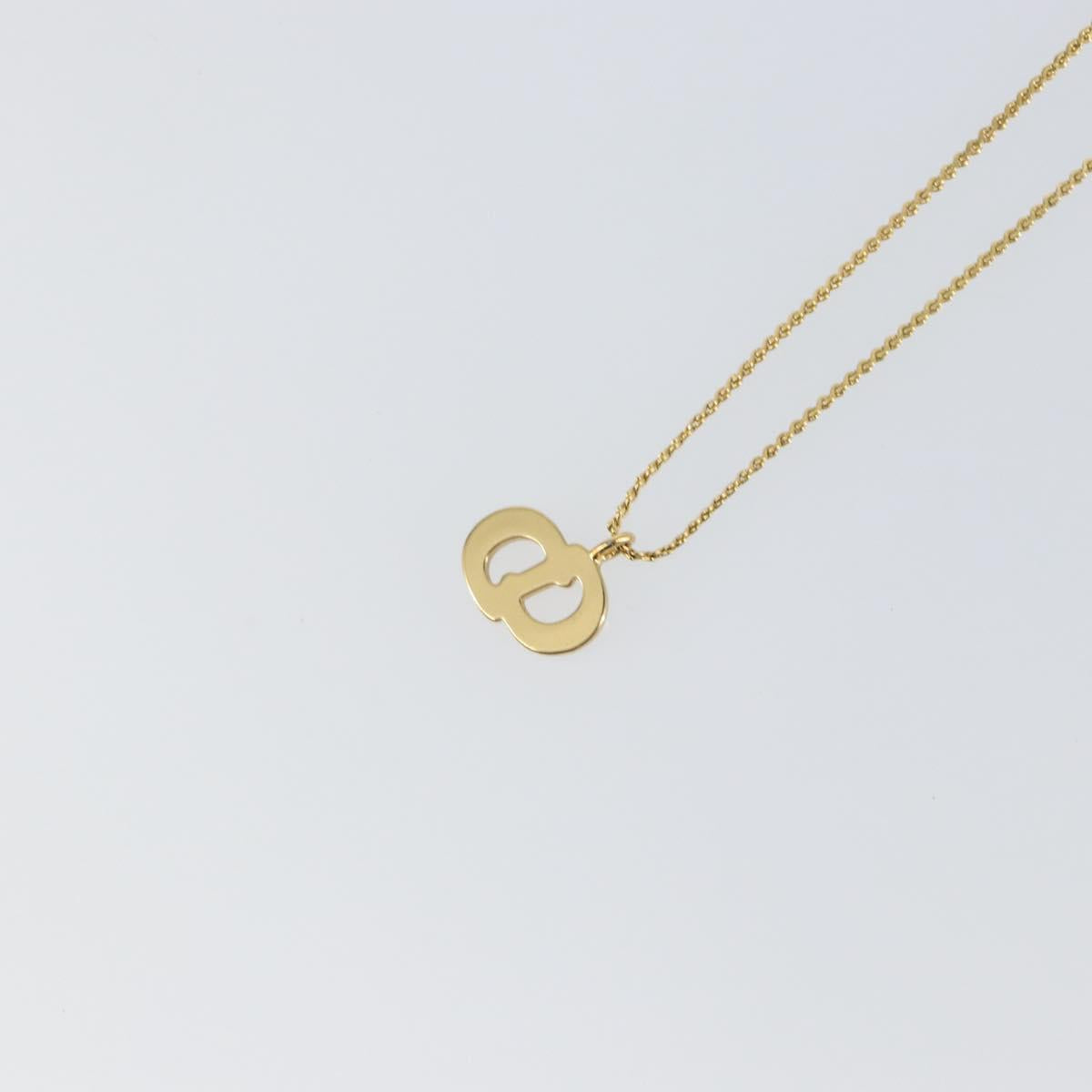 Christian Dior Necklace metal Gold Auth sw1618