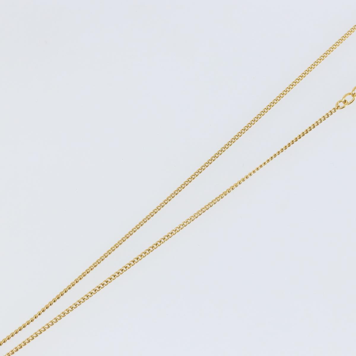 Christian Dior Necklace metal Gold Auth sw1622