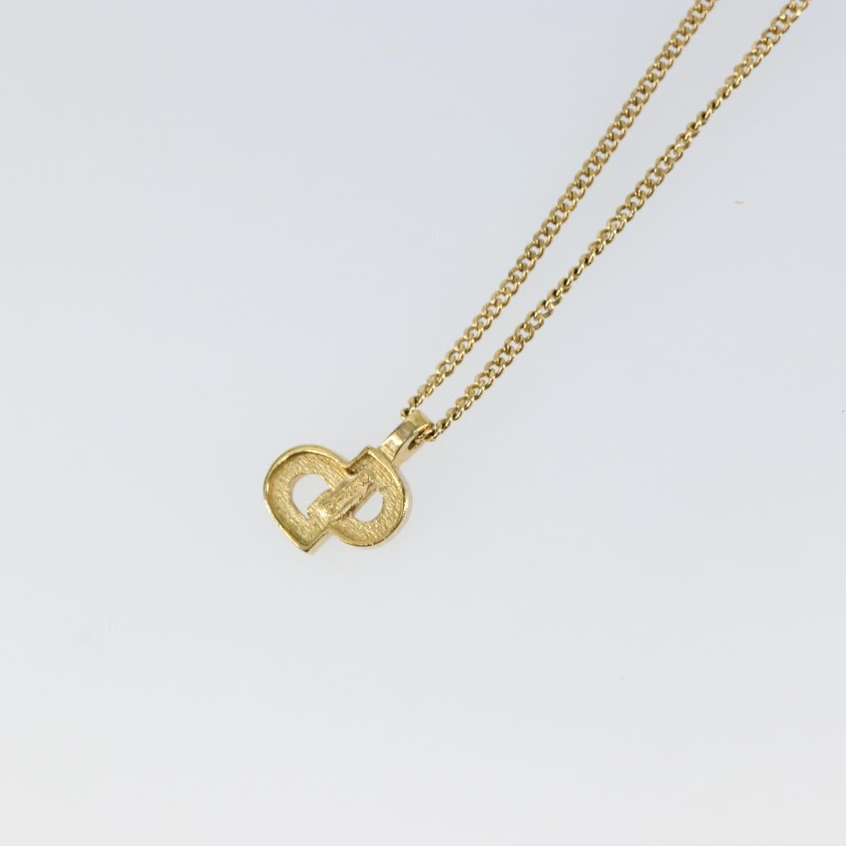 Christian Dior Necklace metal Gold Auth sw1633