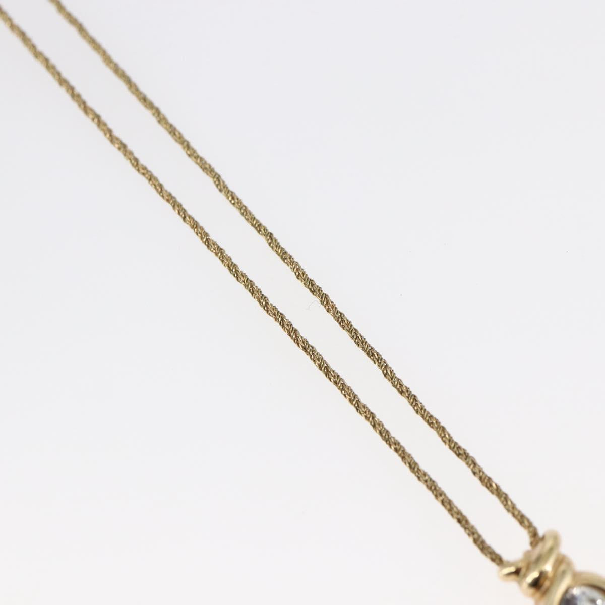 Christian Dior Necklace metal Gold Auth sw1634