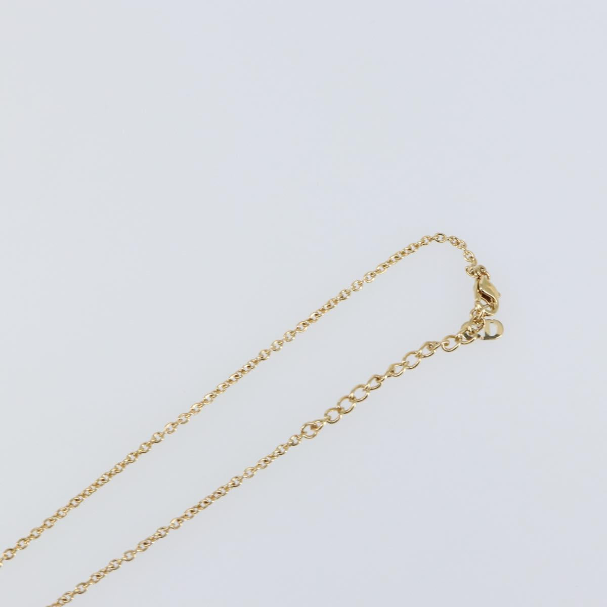 Christian Dior Necklace metal Gold Auth sw1635