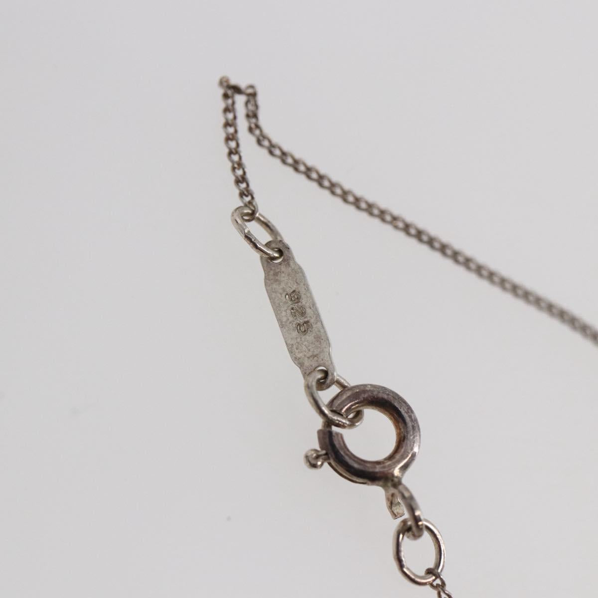 TIFFANY&Co. 18K Yellow Gold Twist Knot Necklace Ag925 Silver Auth SW1642