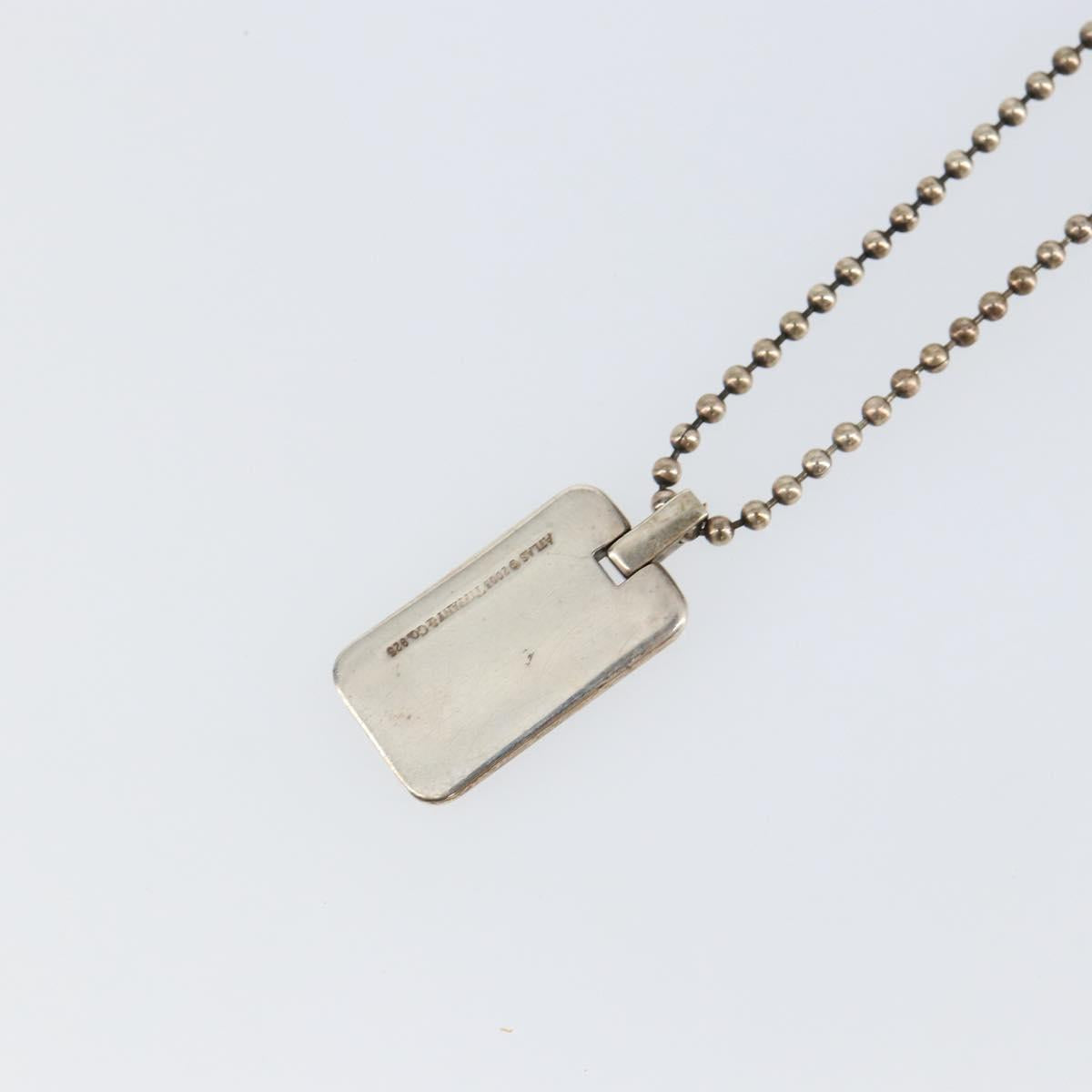 TIFFANY&Co. Atlas Necklace Ag925 Silver Auth SW1643