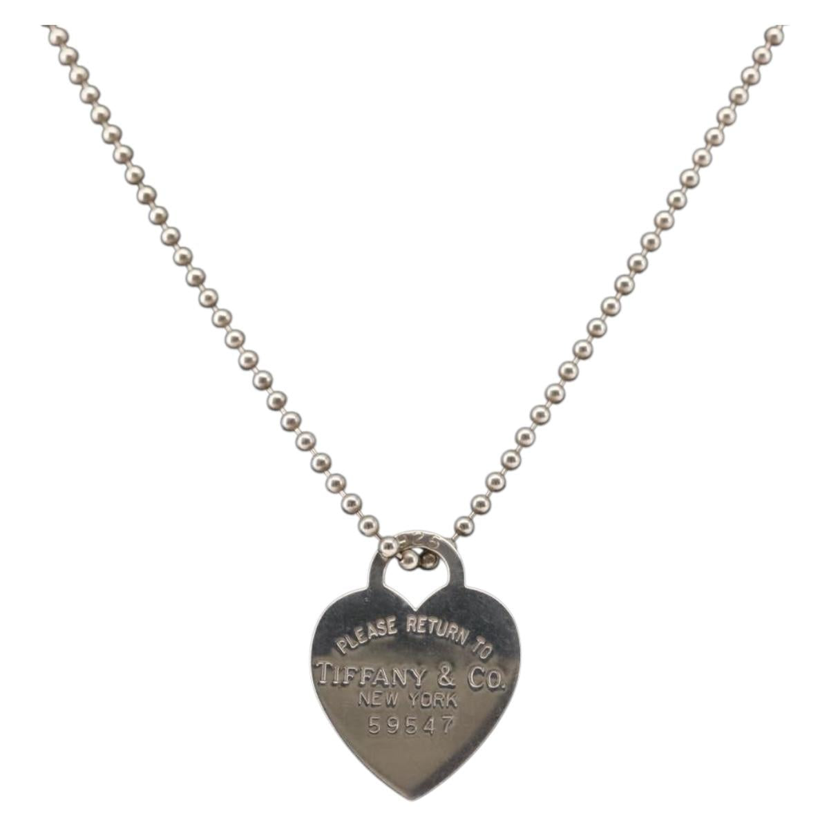 TIFFANY&Co. Return to TIFFANY & Co. Necklace Ag925 Silver Auth SW1645