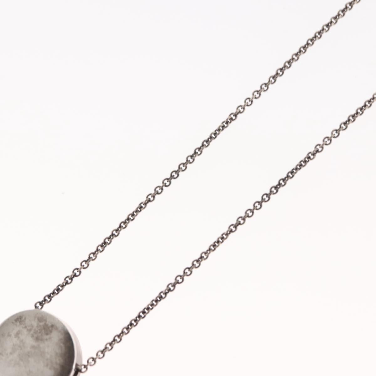 TIFFANY&Co. 1837 Concave Circle Necklace Ag925 Silver Auth SW1646