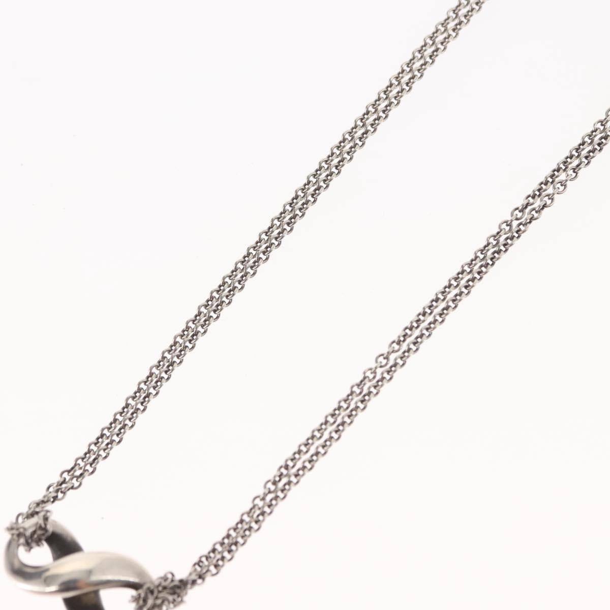 TIFFANY&Co. Infinity Necklace Ag925 Silver Auth SW1647