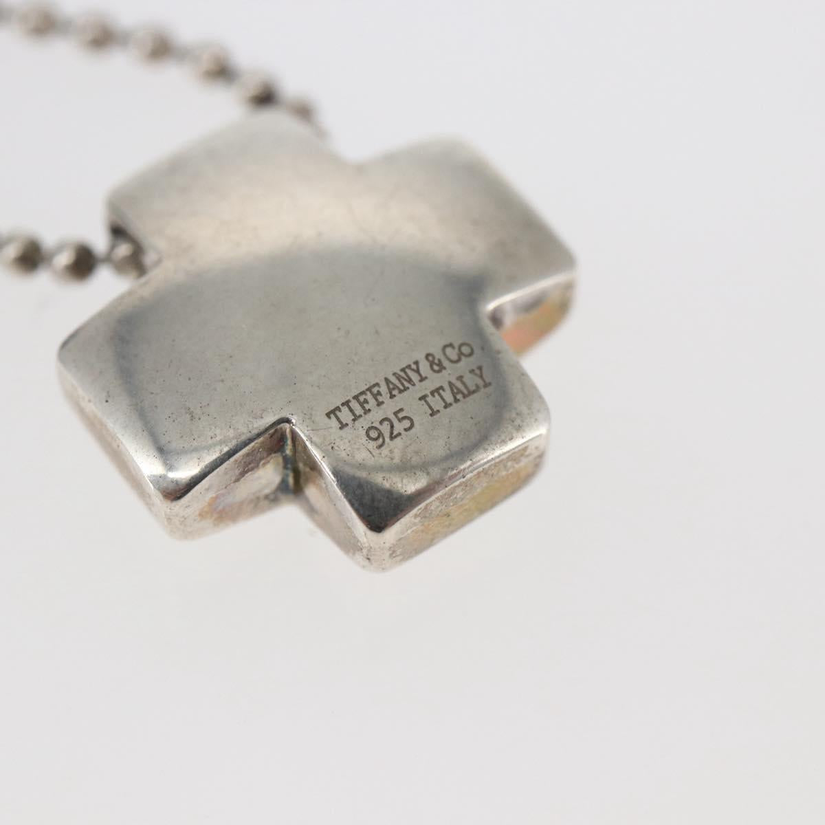 TIFFANY&Co. Roman Cross Necklace Ag925 Silver Auth SW1648