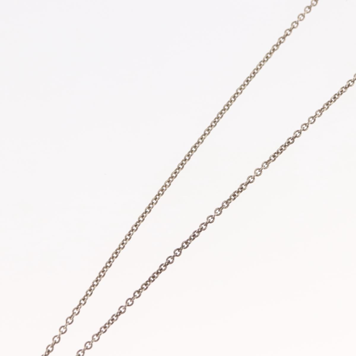 TIFFANY&Co. Atlas Cube Necklace Ag925 Silver Auth SW1649