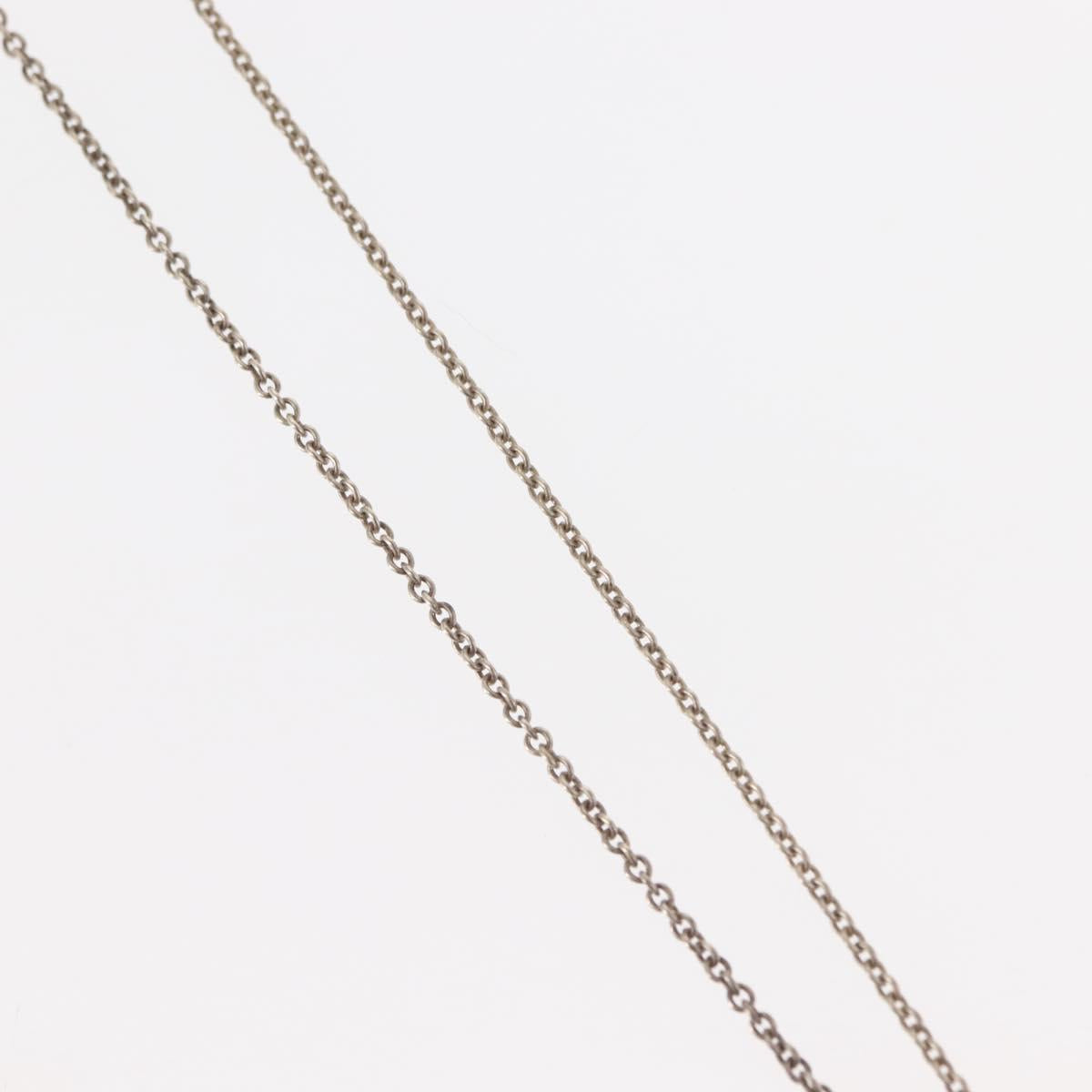 TIFFANY&Co. Atlas Cube Necklace Ag925 Silver Auth SW1649