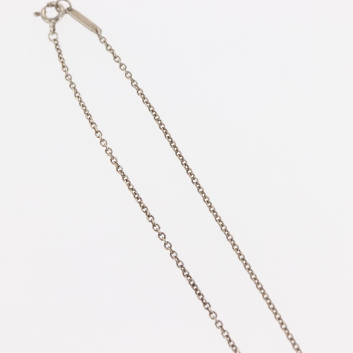 TIFFANY&Co. Atlas Cube Necklace Ag925 Silver Auth SW1649