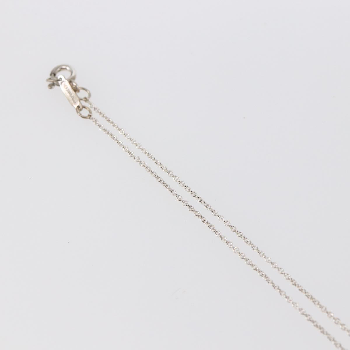 TIFFANY&Co. 18K Twist Knot Necklace Ag925 Silver Auth SW1651