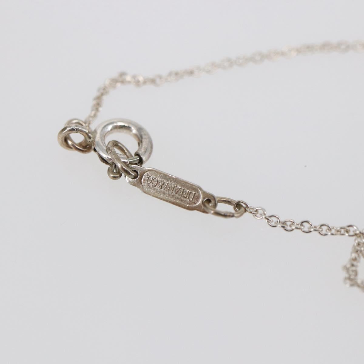 TIFFANY&Co. 18K Twist Knot Necklace Ag925 Silver Auth SW1651