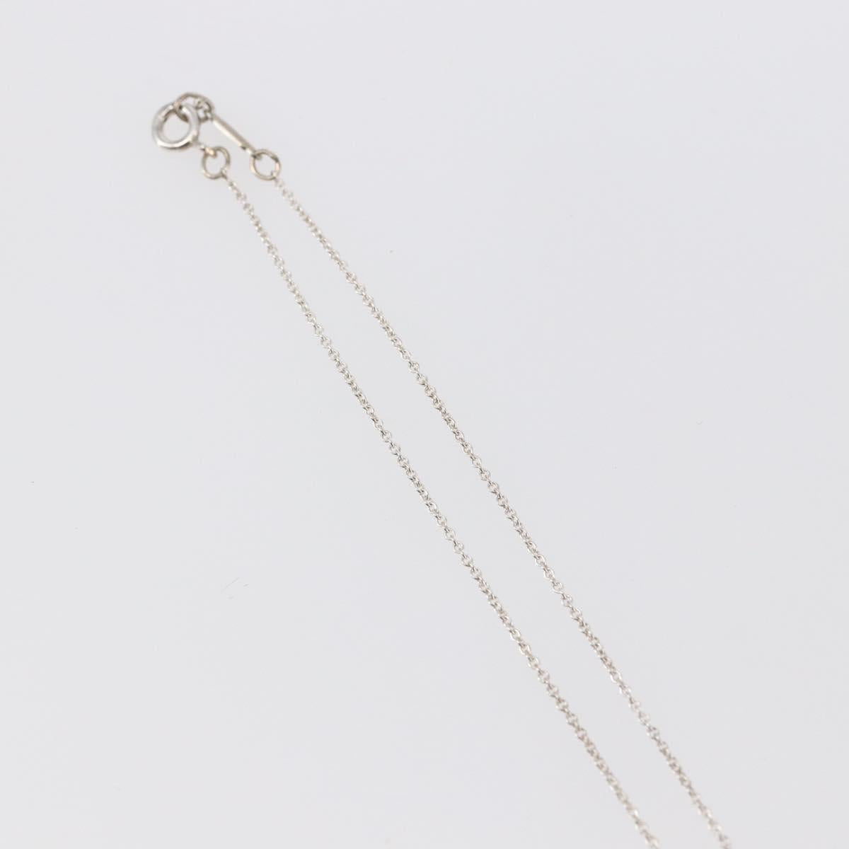 TIFFANY&Co. 18K Twist Knot Necklace Ag925 Silver Auth SW1651