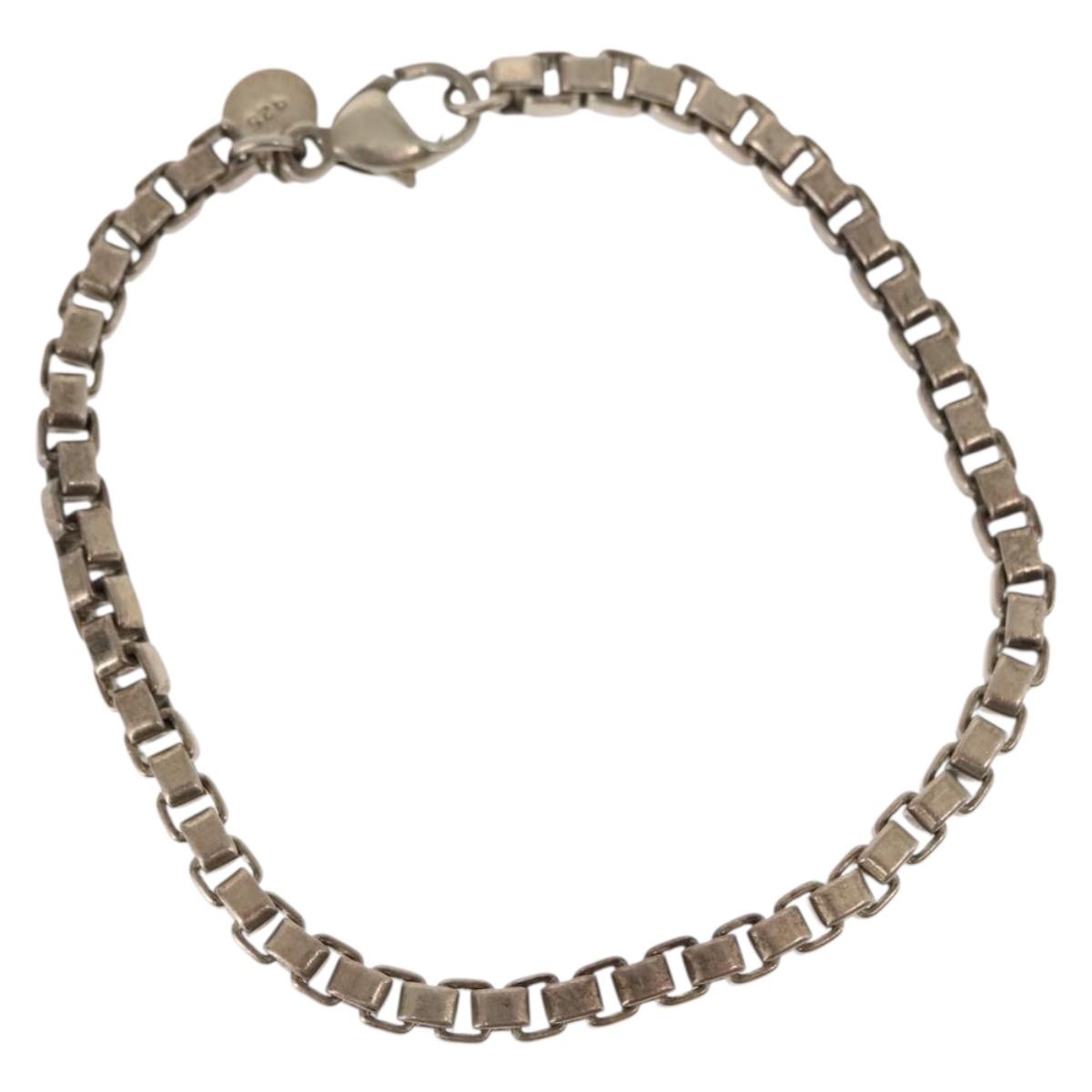 TIFFANY&Co. Venetian Bracelet Ag925 Silver Auth SW1653