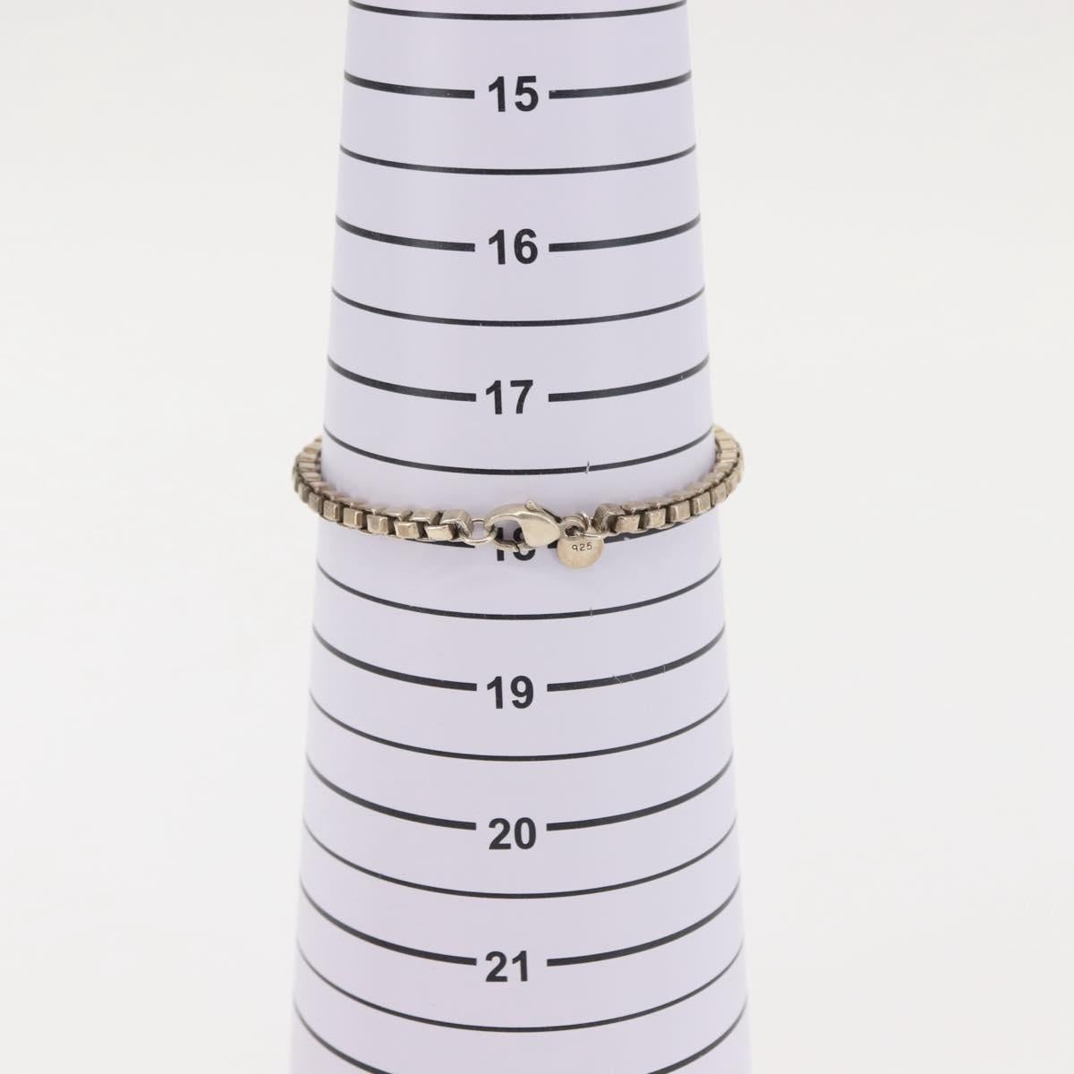 TIFFANY&Co. Venetian Bracelet Ag925 Silver Auth SW1653