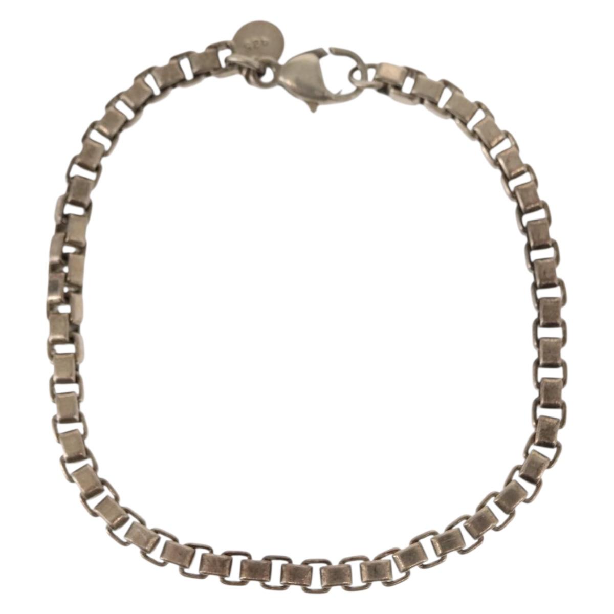 TIFFANY&Co. Venetian Bracelet Ag925 Silver Auth SW1653