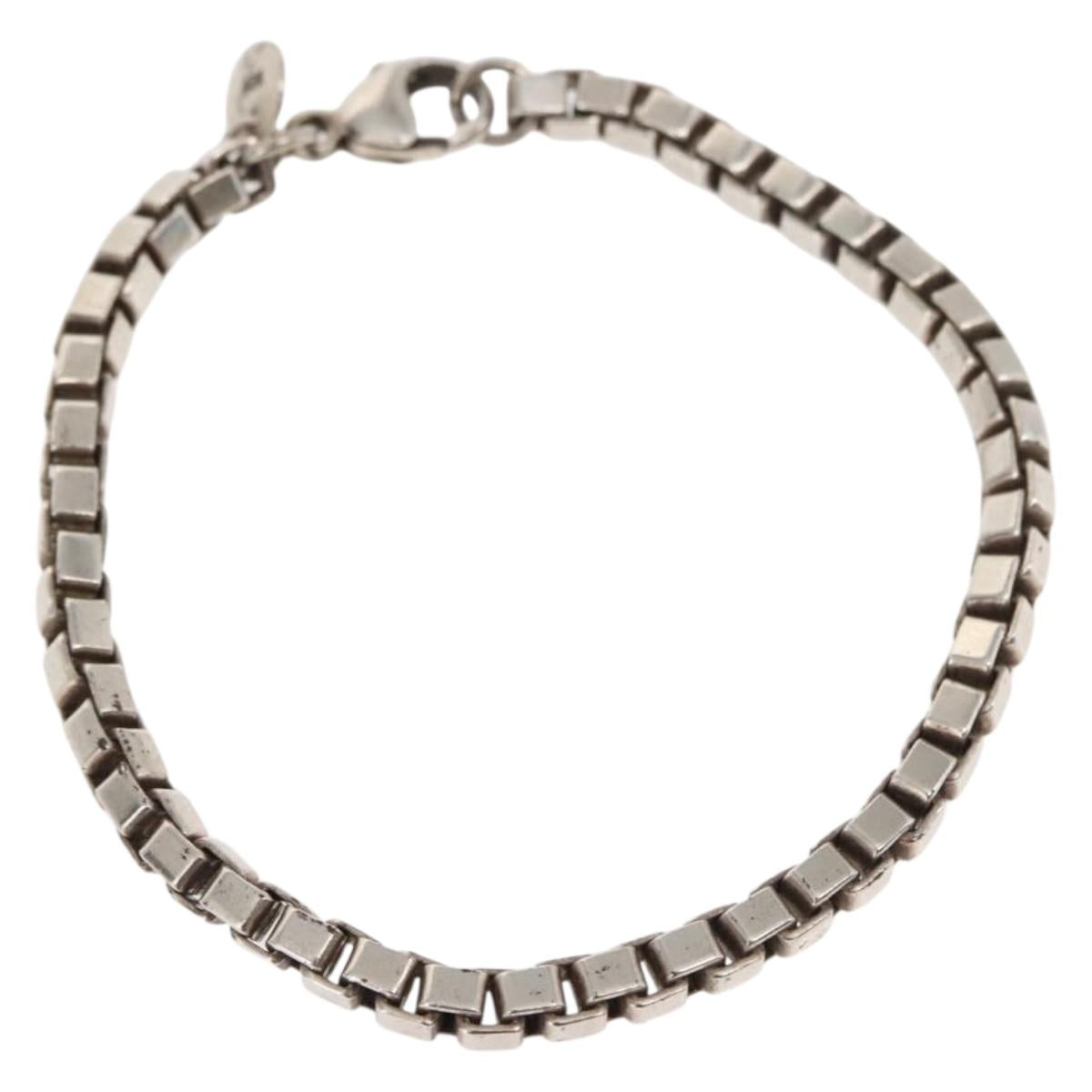 TIFFANY&Co. Venetian Bracelet Ag925 Silver Auth SW1654
