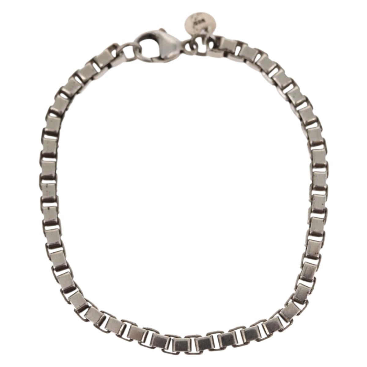 TIFFANY&Co. Venetian Bracelet Ag925 Silver Auth SW1654