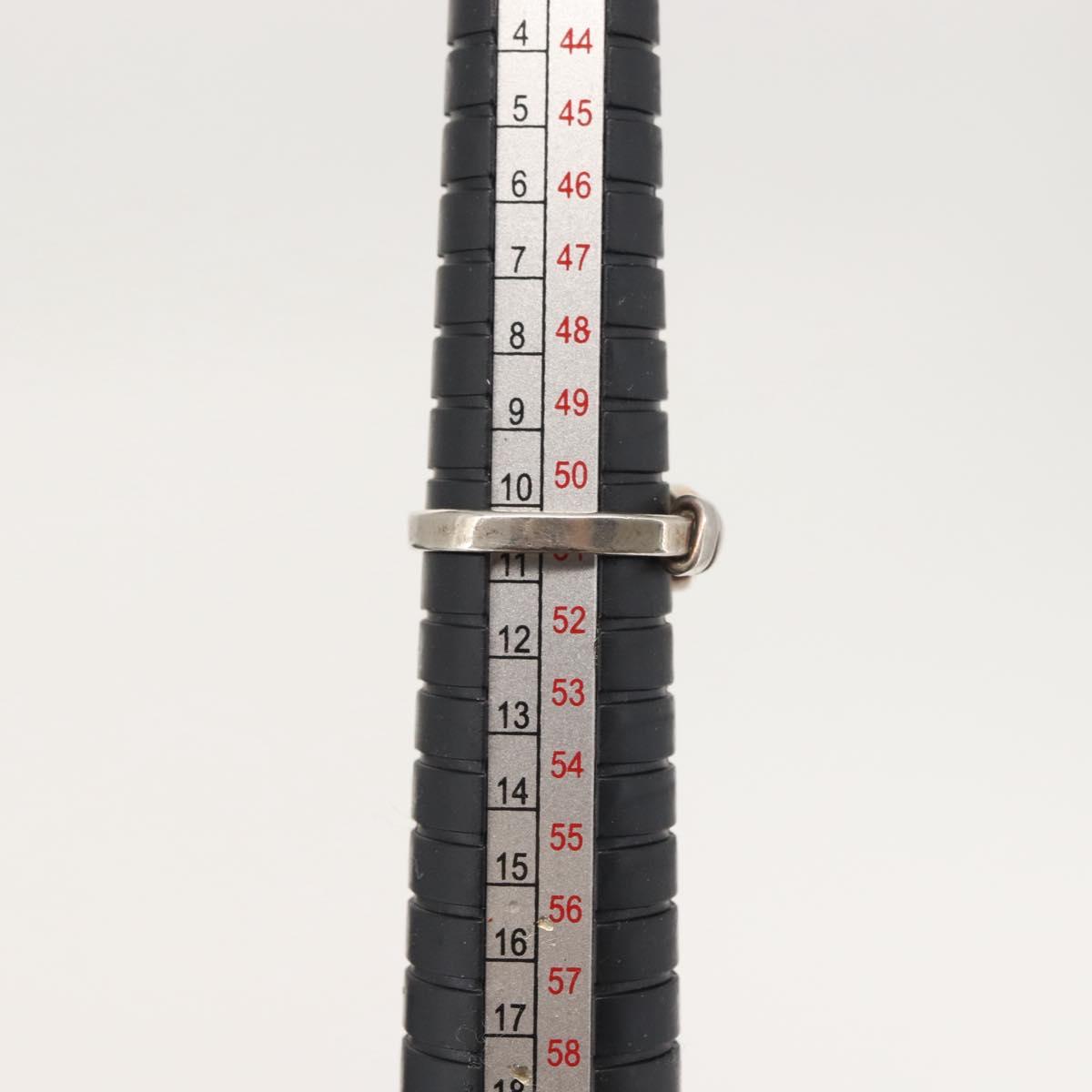 TIFFANY&Co. Love Knot Ring Ag925 K18 Silver Auth SW1656