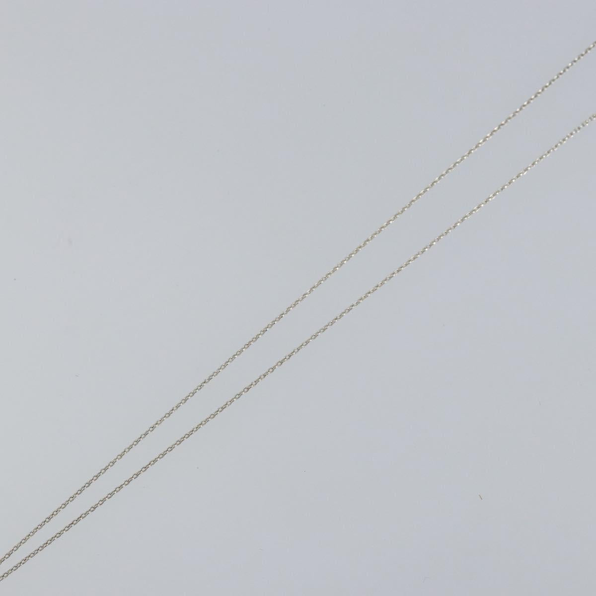 TIFFANY&Co. printed initials C Necklace Ag925 Silver Auth SW1662