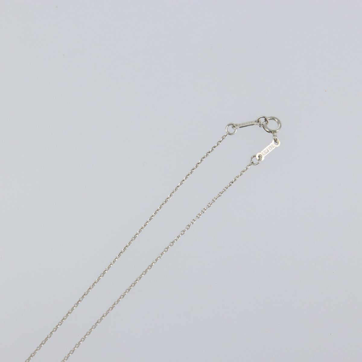 TIFFANY&Co. printed initials C Necklace Ag925 Silver Auth SW1662