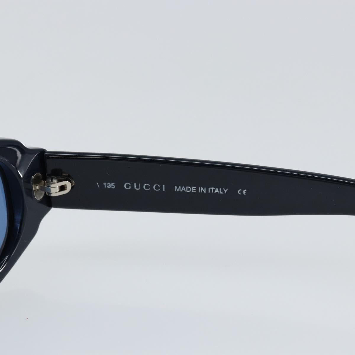 GUCCI Sunglasses Plastic Navy Auth SW1665