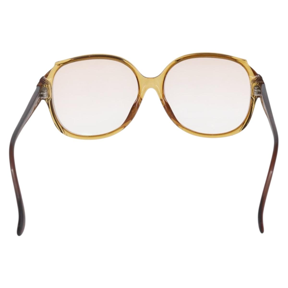 Christian Dior Sunglasses Plastic Brown Auth SW1669