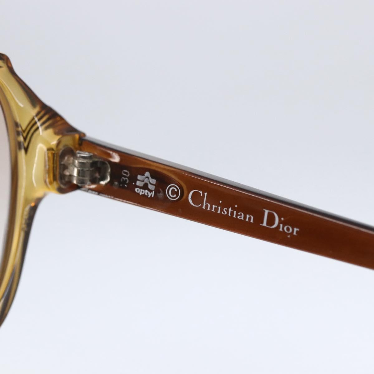 Christian Dior Sunglasses Plastic Brown Auth SW1669