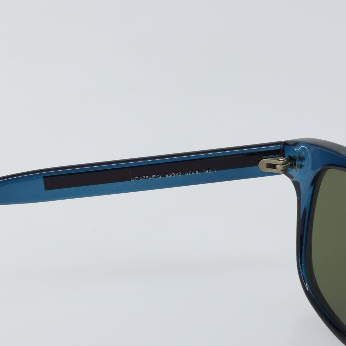 GUCCI Sunglasses Plastic Blue Auth SW1674
