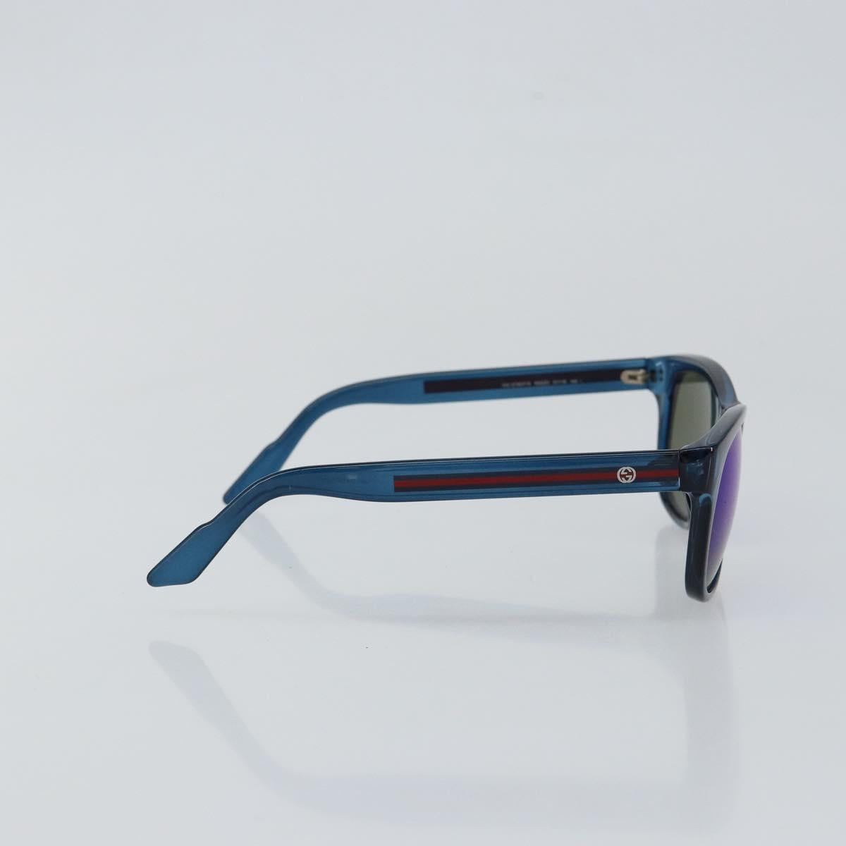 GUCCI Sunglasses Plastic Blue Auth SW1674