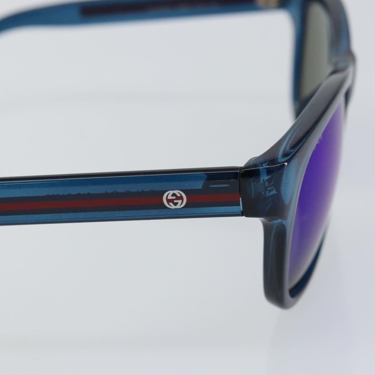 GUCCI Sunglasses Plastic Blue Auth SW1674