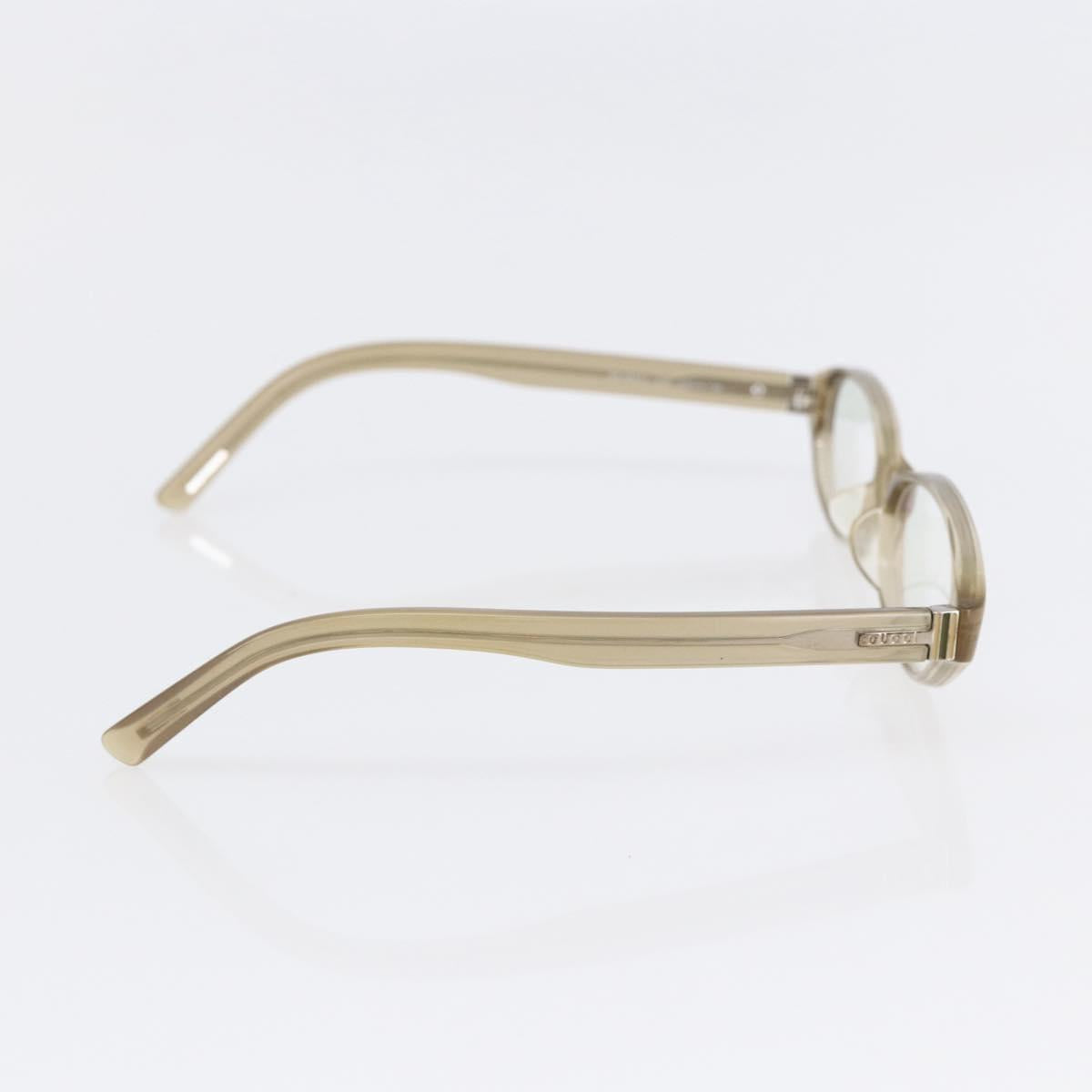 GUCCI Sunglasses Plastic Beige Auth SW1676