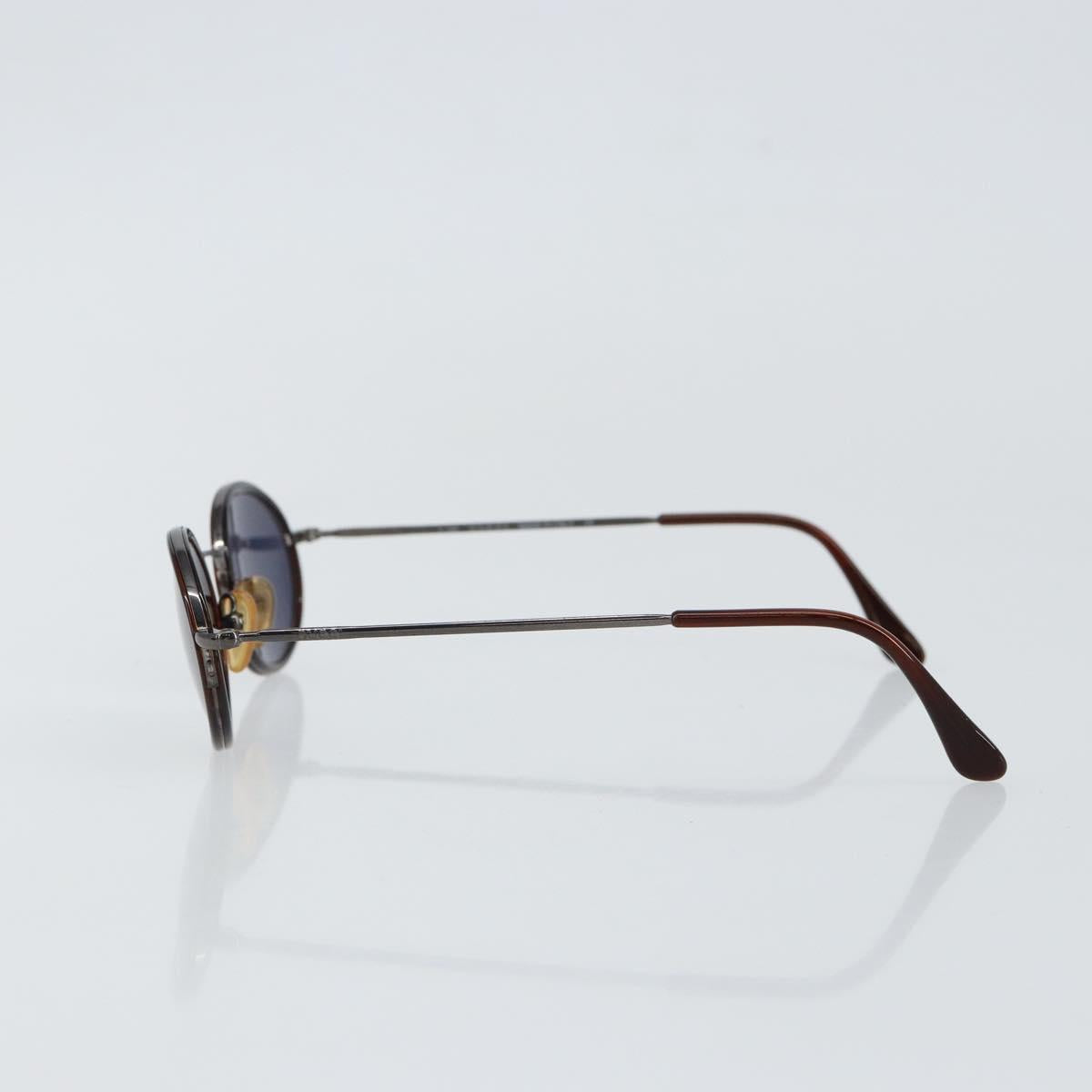 GUCCI Sunglasses Plastic Dark Brown Auth SW1677