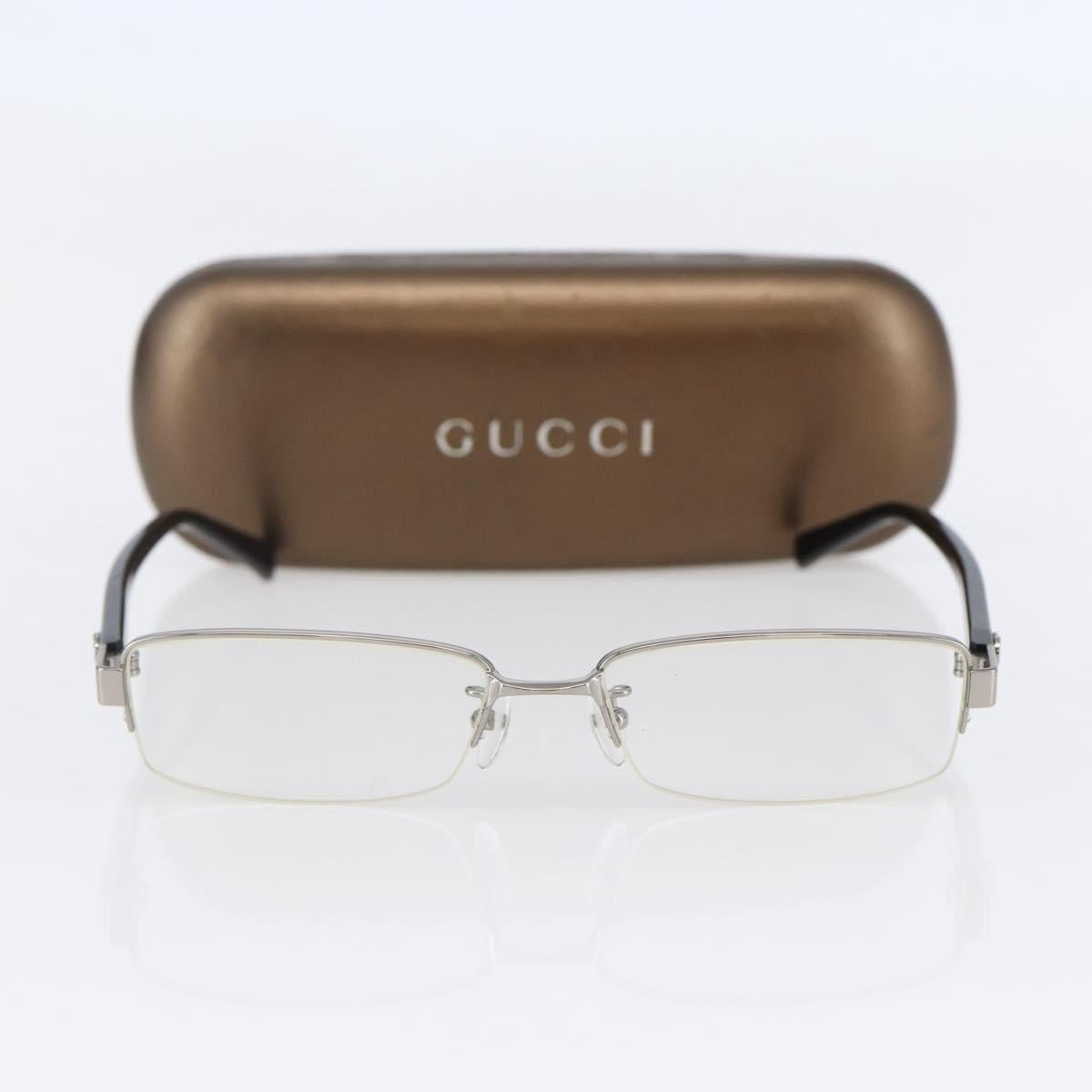 GUCCI Interlocking G Glasses plastic Black Auth SW1678