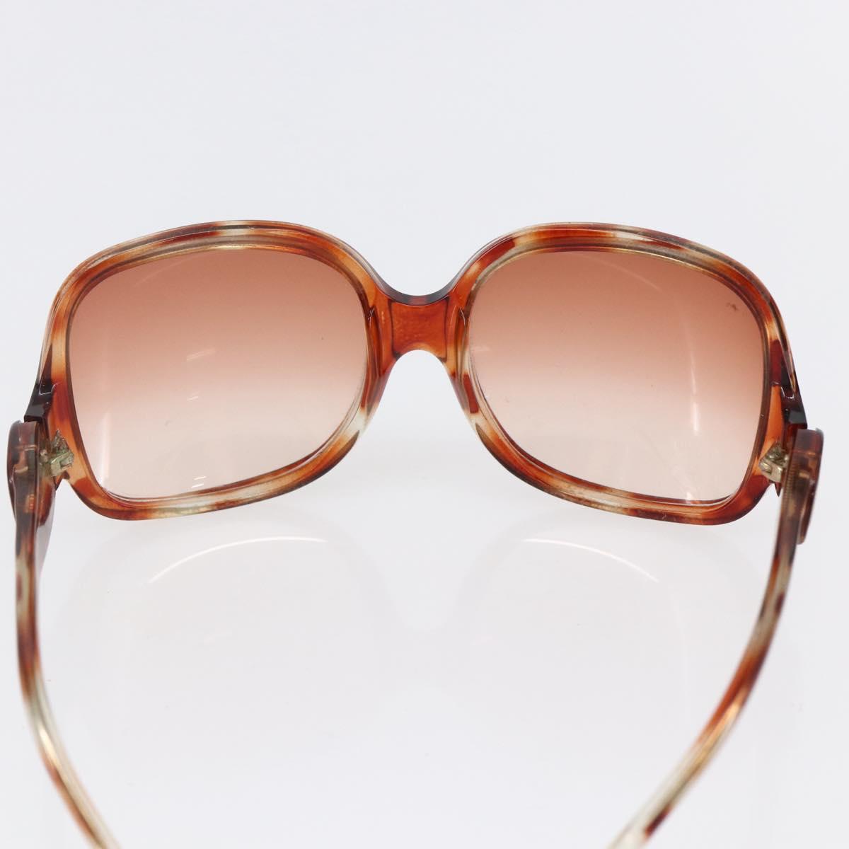 BALENCIAGA Sunglasses Plastic Brown Auth SW1680