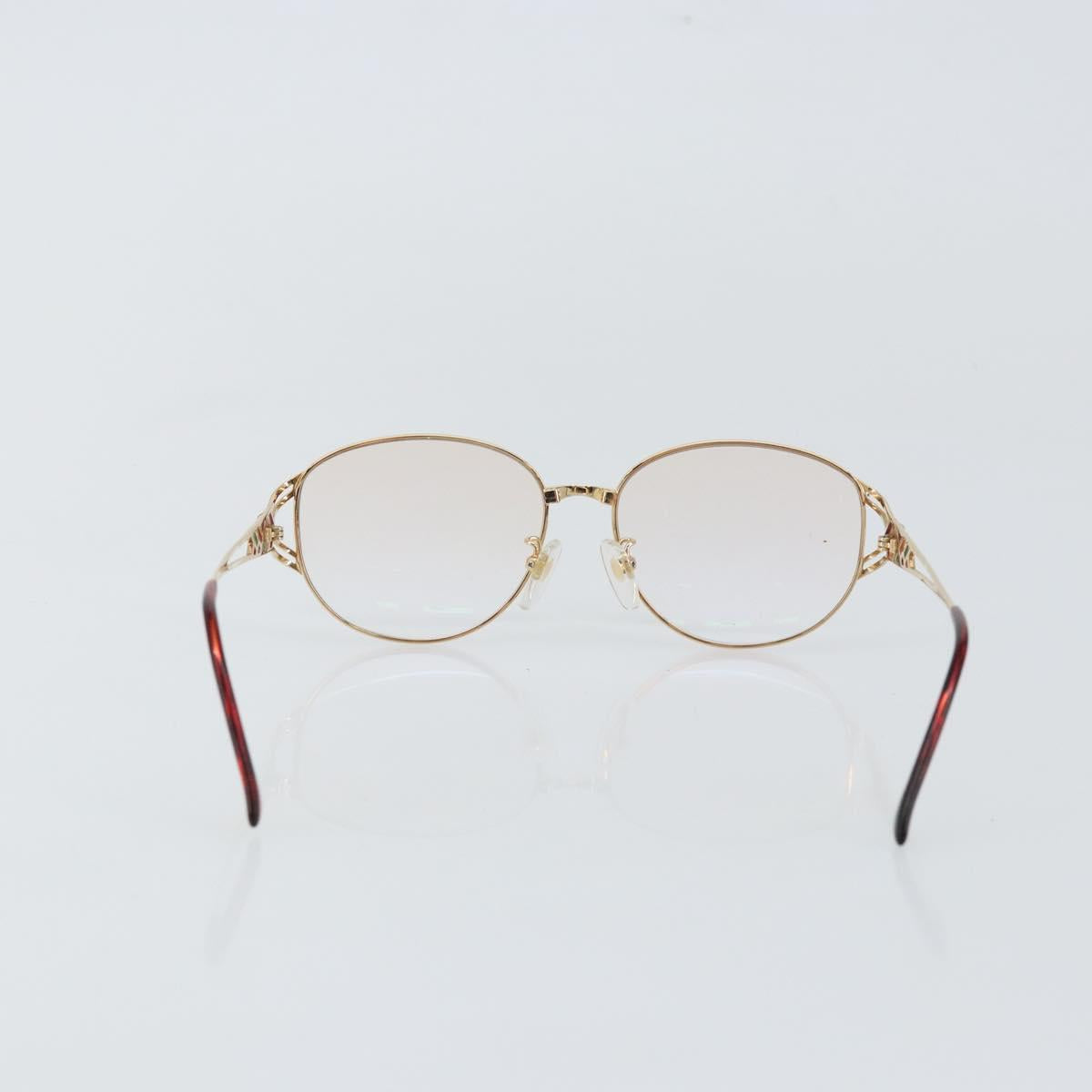 SAINT LAURENT Glasses metal Gold Auth SW1682