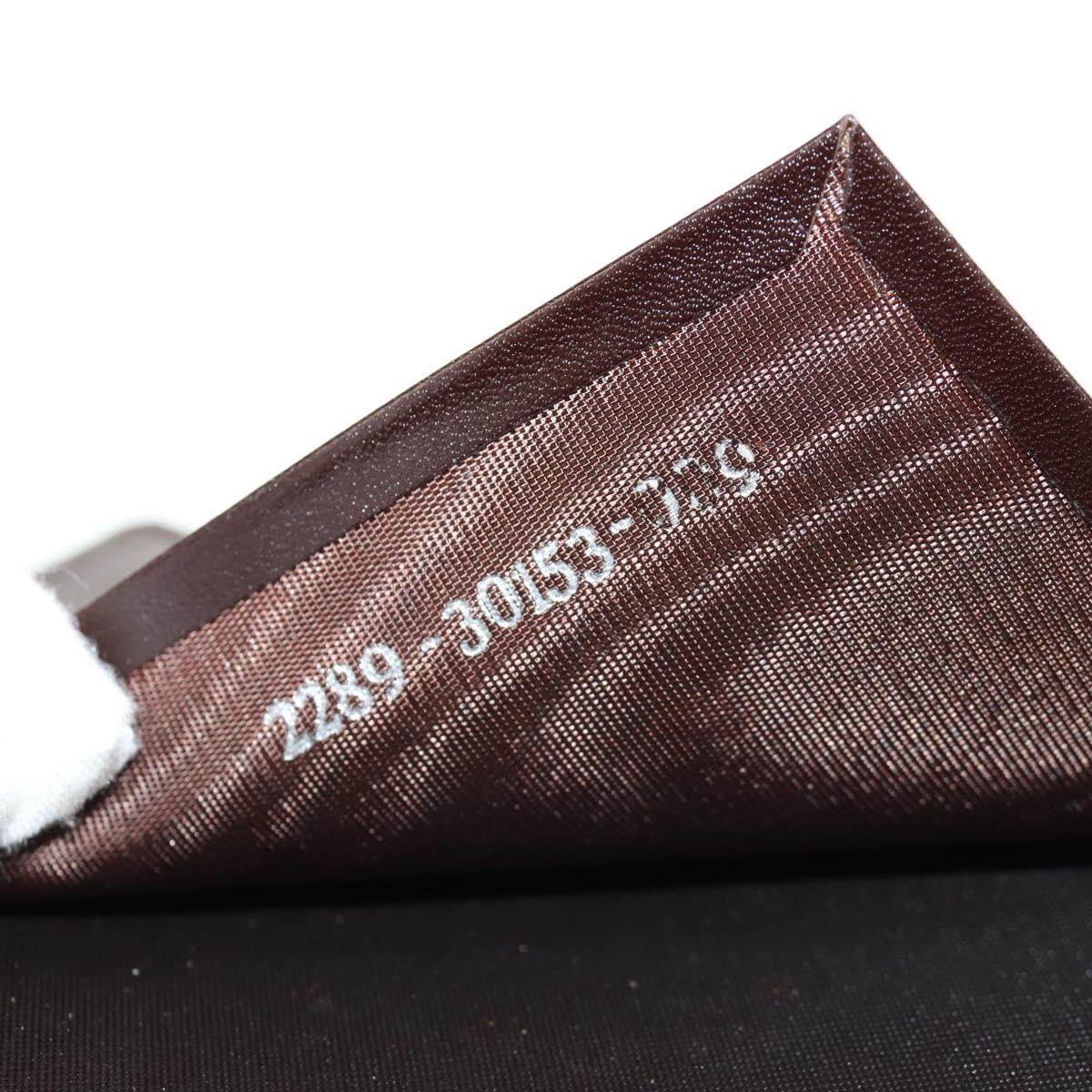 FENDI Zucca Canvas Planner Black Brown Auth sw1689V