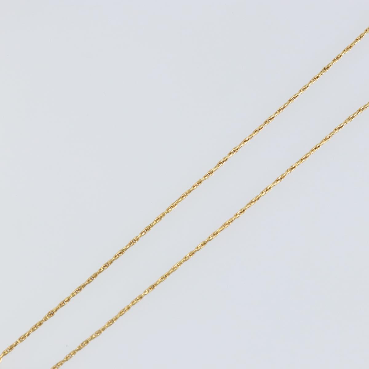 Christian Dior Necklace metal Gold Auth sw1690