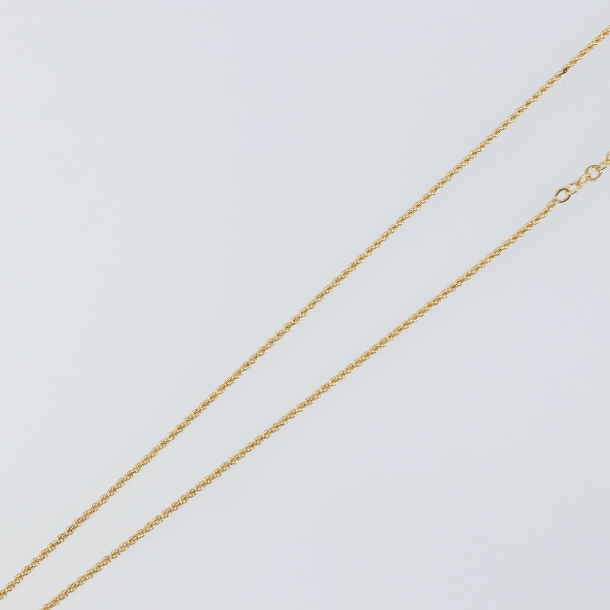 Christian Dior Necklace metal Gold Auth sw1691