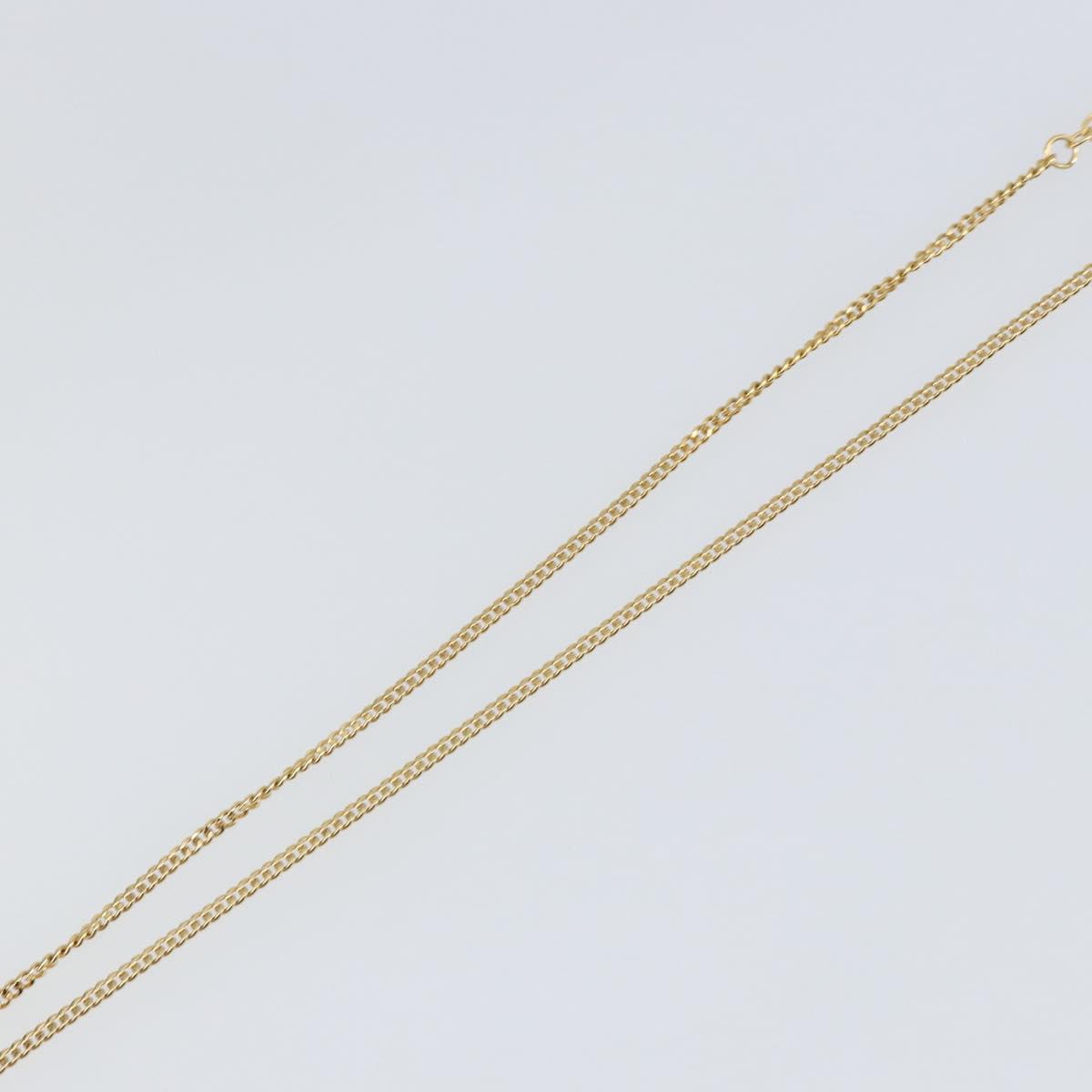 Christian Dior Necklace metal Gold Auth sw1694